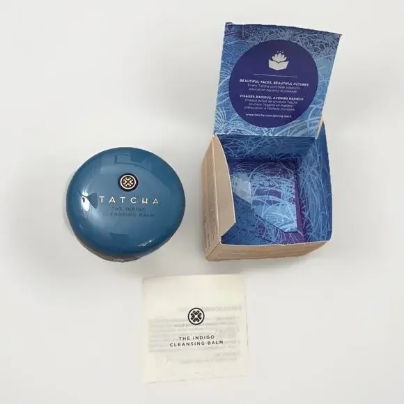 NEW/BOX TATCHA Japanese Indigo Cleansing Balm Moisturizing Makeup Remover SEALED - Picture 5 of 16